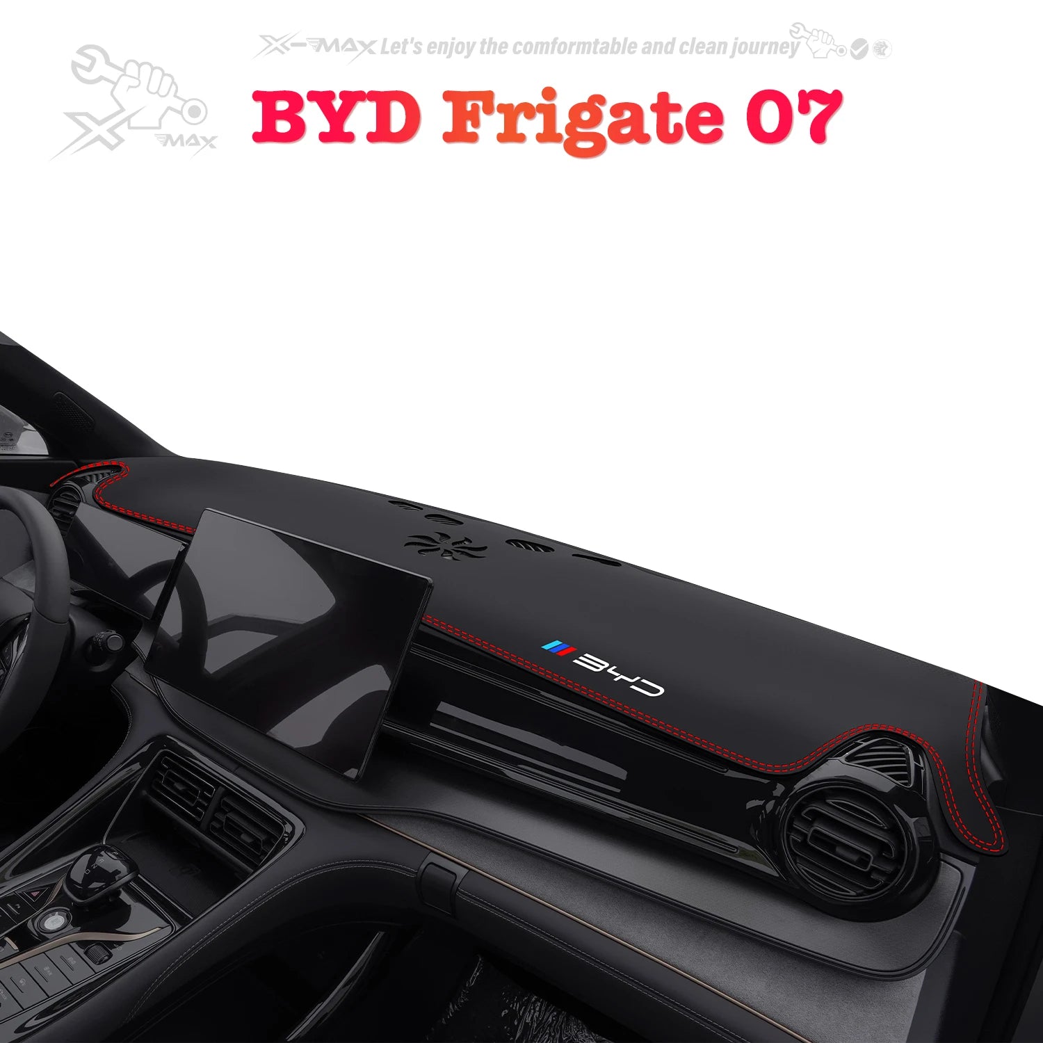 BYD Frigate 07 Dashboard Mat (2023–2024) – Left-Hand Drive Custom Fit Protector