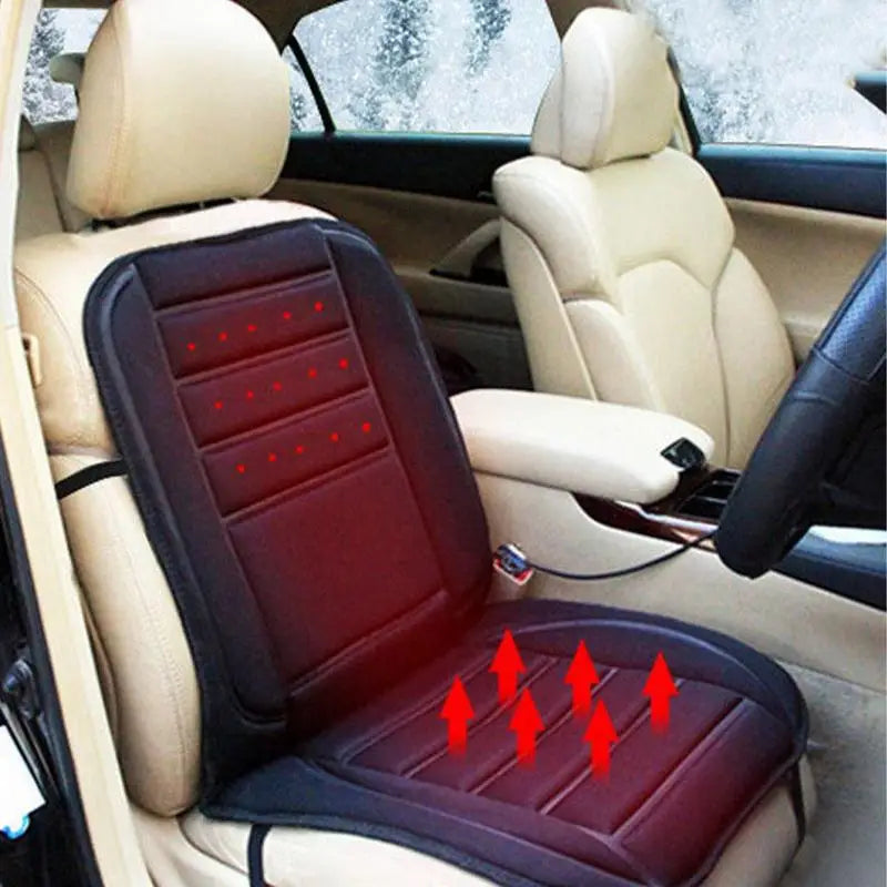 12V Heated Car Seat Cushion – Instant Warmth, Safe & Durable Design