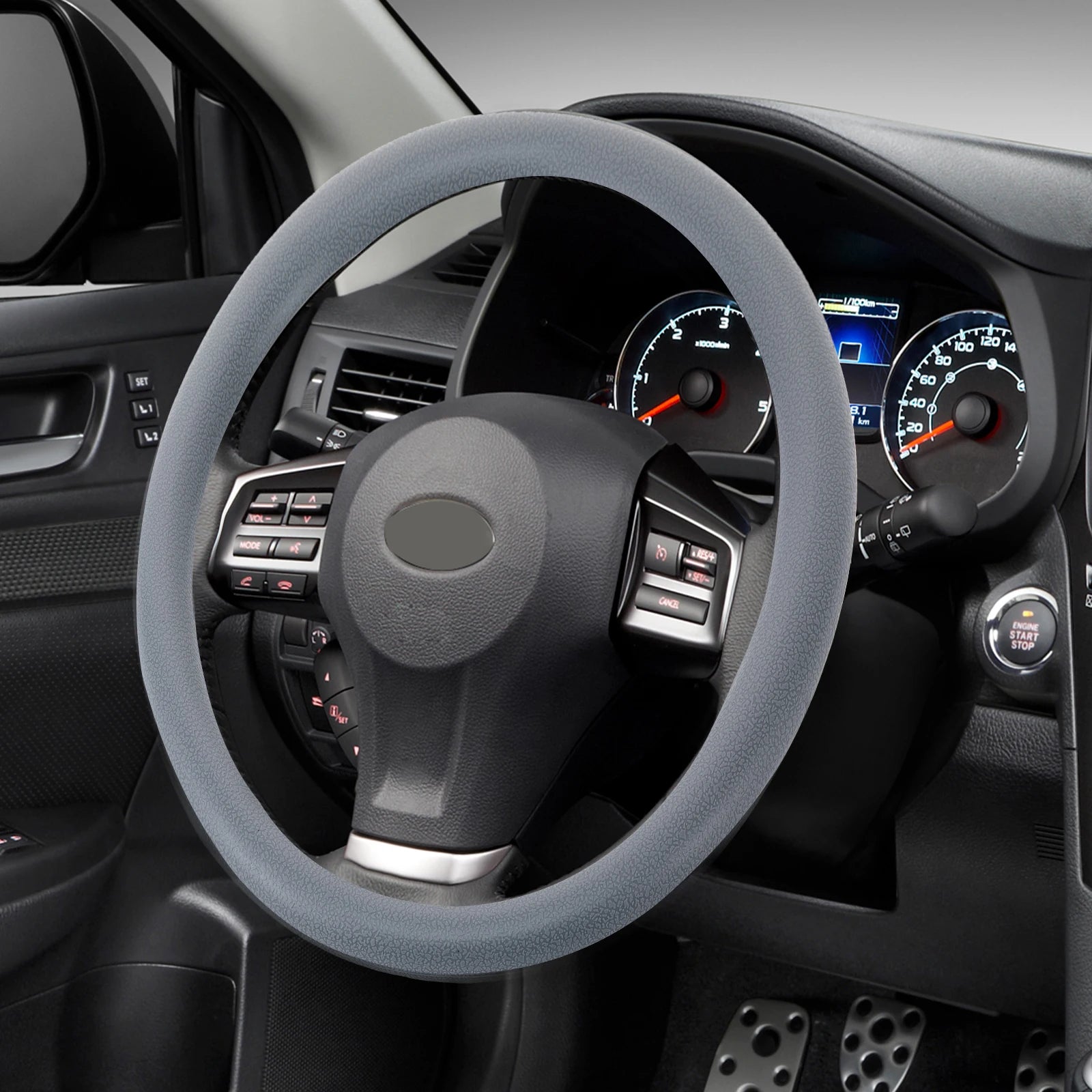 Universal Silicone Steering Wheel Cover – Anti-Slip & Durable