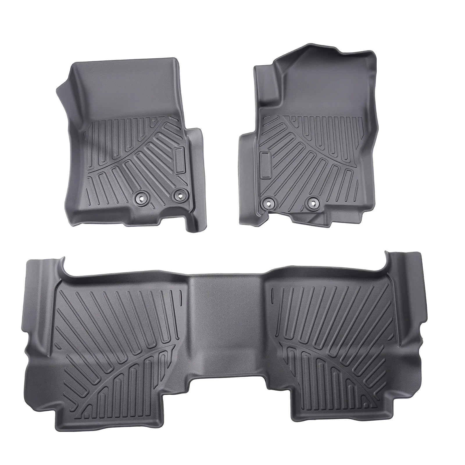 Floor Mats for Nissan Frontier Crew Cab (2022-2023) - Rubber & TPE